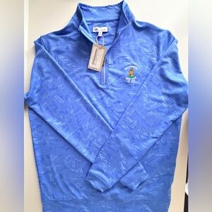 Ballybunion Golf Club 
Peter Millar Blue Performance Golf Quarter Zip Mens Small